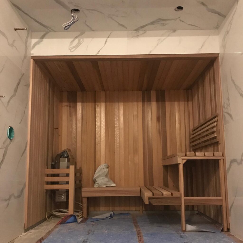 building a sauna