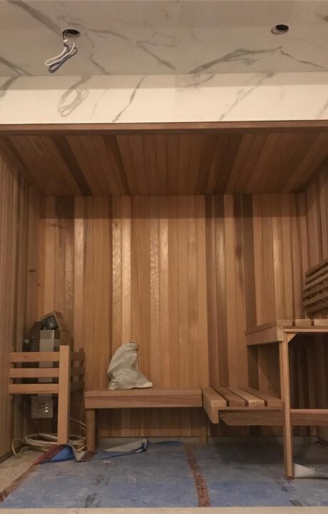 building a sauna